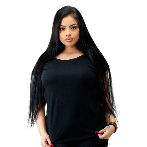 3 Ladies' Long Slub Tee