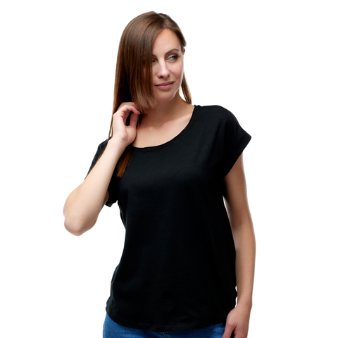 3 Ladies' Long Slub Tee