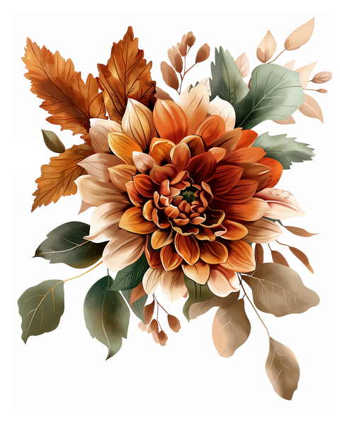 TERRACOTTA FLOWERS 6