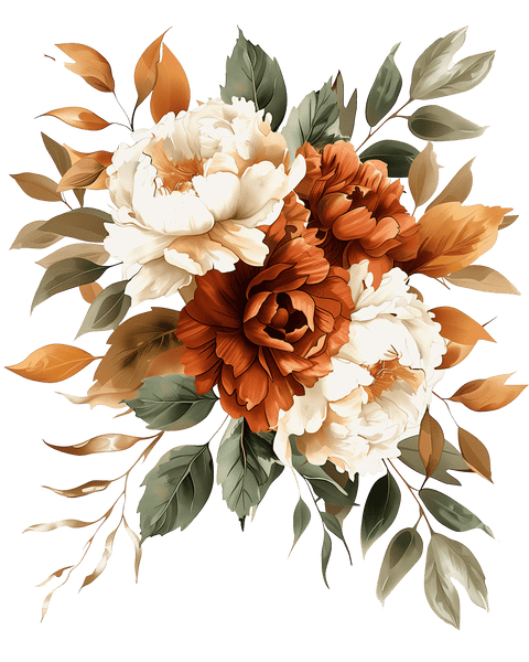 BLUMEN FLOWERS- TERRACOTTA