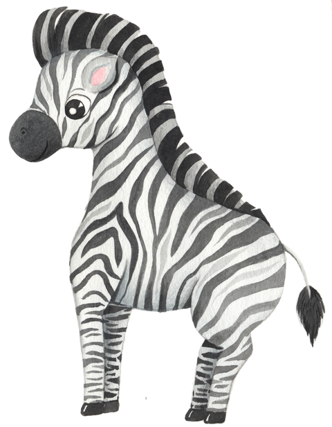 ZEBRA AQUARELL